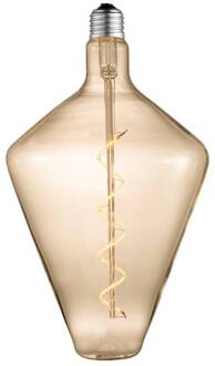 LED lamp, E27, Ø15cm, 4W, 2700K, amber