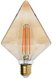 Led lamp edison diamant puntig 4W E27