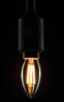 LED-lamp Energielabel A+ (A++ - E) E14 Kaars 4 W = 26 W Warmwit (Ø x l) 35 mm x 95 mm Dimbaar, Filament / Retro-LED 1 stuk(s)