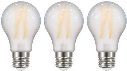 LED lamp Filament mat E27 A60 2,2W 3000K 470lm 3er