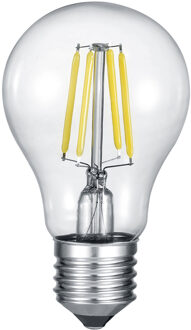 LED Lamp - Filament - Trion Limpo - E27 Fitting - 8W - Warm Wit 2700K - Dimbaar - Transparent Helder - Glas