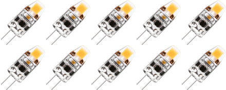 | LED lamp | G4 Fitting | Insteeklamp | Helder | 10mm | 1W | 10 stuks | 12V