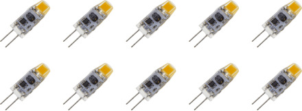 | LED lamp | G4 Fitting | Insteeklamp | Helder | 9mm | 1W | 10 stuks | 12V