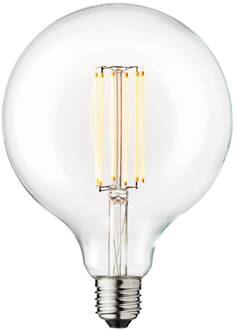 LED lamp Globe, E27, Ø 12,5cm, 3,5W, 2.200K, dimbaar duidelijk