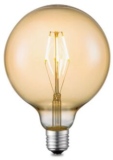 LED lamp Globe G125 E27 4W dimbaar - amber