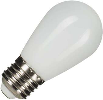 | LED lamp | Grote fitting E27 | Buislamp | 45mm | 1W Opaal