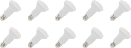 | LED lamp | Grote fitting E27 | Reflectorlamp | Helder | 63mm | 6W | 10 stuks