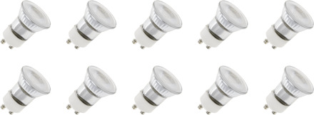 | LED lamp | GU10 Fitting | Spot | Helder | 35mm | 3W | 10 stuks