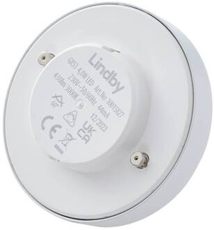 LED lamp, GX53 4,8W, 3.000K, wit, Ø 7,5 cm