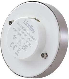 LED lamp, GX53 4,8W, 3000K, nikkel, Ø 7,5cm