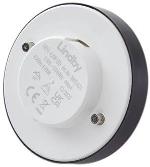 LED lamp, GX53 4,8W, 4.200K, zwart, Ø 7,5 cm