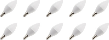 | LED lamp | Kleine fitting E14 | Kaarslamp | Helder | 35mm | 5W | 10 stuks