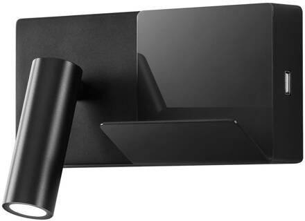 LED lamp Mini LED wandlamp zwart/zwart