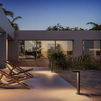 LED lamp op zonne-energie ALA GROUND MAXI, antraciet, 65 cm, IP65