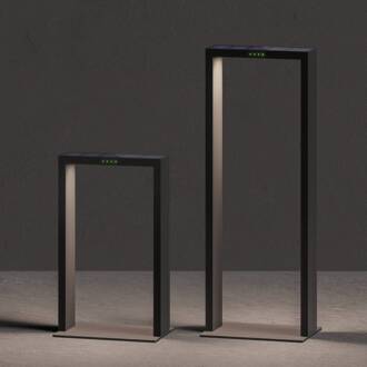 LED lamp op zonne-energie AXIS MINI, antraciet, 40 cm, aluminium, IP65