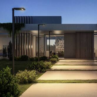 LED lamp op zonne-energie LINK zonder mast, antraciet, IP65