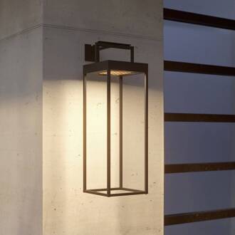 LED lamp op zonne-energie Lynzy, 58cm, zwart, metaal, IP65