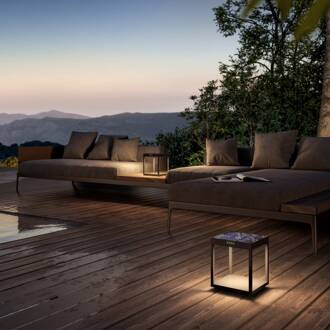 LED lamp op zonne-energie RADIA GROUND, antraciet, 25 cm aluminium IP65