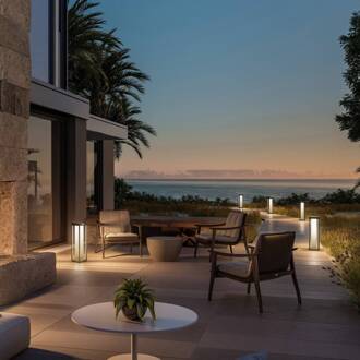 LED lamp op zonne-energie RADIA MAXI MOON, antraciet, 50 cm, IP65