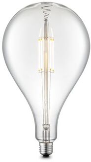LED lamp Pear E27 4W dimbaar - helder Transparant