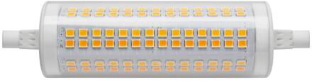 LED lamp R7s, 118 mm, 17 W, 3000 K, dimbaar-to-warm duidelijk