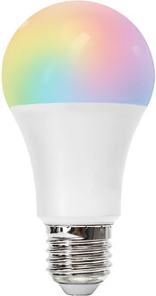 LED Lamp - Smart LED - Aigi Lexus - Bulb A65 - 14W - E27 Fitting - Slimme LED - Wifi LED - RGB + Aanpasbare Kleur - Mat Wit - Kunststof Helder/Koud wit;Warm wit;RGB;Natuurlijk wit