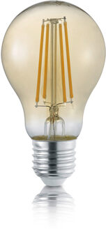 LED Lamp - Trion Lamba - E27 Fitting - 4W - Warm Wit 3000K - Amber - Glas