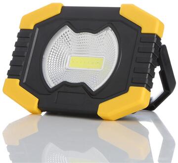 LED Lampe Led Portable Spotlight Solar Work Lamp Waterproof 2-Mode Emergency Rechargeable Floodlight for Camping Light Solar energy