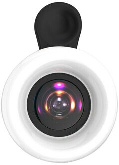 Led Lampen Ring Light Macro Flitser Voor Mobiele Telefoon Camera Live Show Video Fotografie Aanvullende Verlichting Ring Lichten zwart