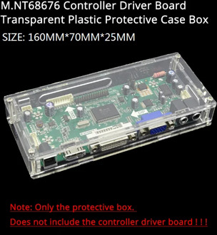 LED/LCD display driver controller board transparent protective case box For our M.NT68676 controller driver card mother board