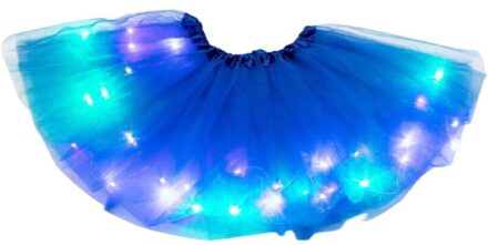 Led Licht Lichtgevende Tutu Kinderen Meisjes Prinses Pettiskirt Party Verjaardag Prinses Jurk Mesh Kant Rok 03