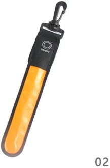 Led Licht Reflecterende Riem Knipperende Band Hanger Outdoor Benodigdheden Reflecterende Hanger 4 Kleuren Sport Veiligheid Reflecterende Band geel