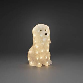 LED lichtfiguur Hond helder, oranje