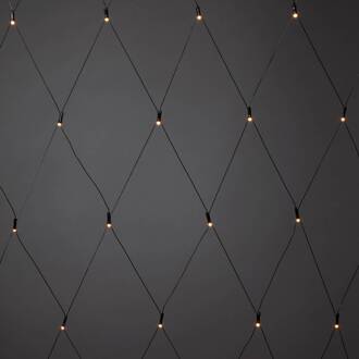 LED lichtgordijn voor buiten, 64-rij 200x200cm zwart