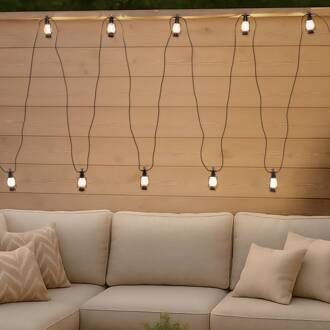 LED lichtketting Garlands, lengte 1000 cm, zwart, 10-lamps.