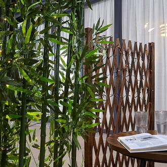 LED lichtketting Kaloyan, 100 lampjes, 1,2 m zwart, transparant