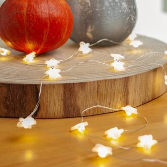 LED lichtketting Titciana, spook, Halloween, 320 cm wit