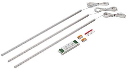 LED lichtlijn set sl 3,5 2.700 K 60 cm aluminium