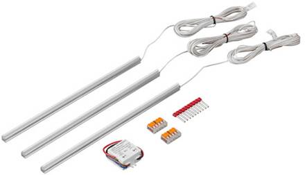 LED lichtlijn set sl 3,5, 2.700K 30 cm aluminium