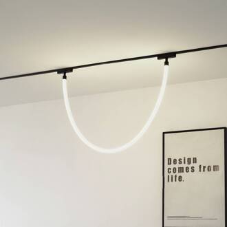 LED lichtslang Lumaro, lengte 150cm, textiel, 48V wit, zwart