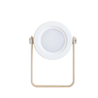 Led Light Draagbare Met Handvat Outdoor Lantaarn Opvouwbare Dimbare Touch Schakelaar Nachtkastje Leeslamp Draagbare Desk Led Lamp wit
