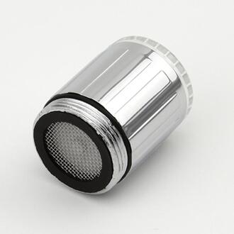 Led Light Kraan Lichtgevende Licht-Up Water Kraan Douche Tap Wastafel Water Nozzle Badkamer Keuken Heater Kranen Thermostaat Beluchter high 2.5cm
