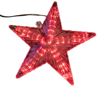 Led Light Up Kerstboom Topper Star Xmas Ster Ornament Kerstboom Decoratie Leuke Star Lights Lamp R (RU)