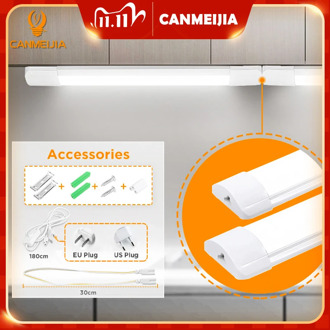 Led Lights For Kitchen 220V 110V Under Cabinet Lights Cabinet Led Closet Light 10/20W 30/50CM Home Wardrobe Bedroom Wall Lamp