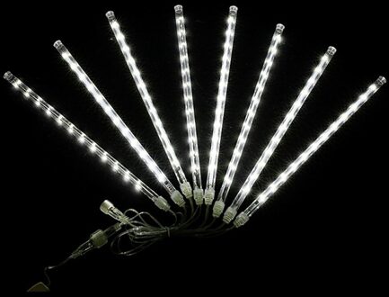 Led Meteorenregen Licht Patch Hoogtepunt Waterdichte String Kerst Decoratie Waterval Licht Regen Druppel Licht wit