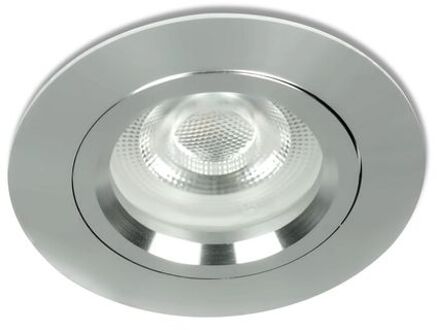 Led Mini Inbouwspot Astor -rond Rvs Look -extra Warm Wit -dimbaar -3.6w -integral Led