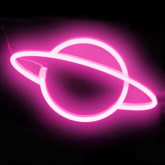 Led Neon Licht Hello Wall Art Teken Slaapkamer Decoratie Regenboog Opknoping Night Lamp Thuis Party Decor Xmas roze 1