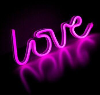 Led Neon Licht Hello Wall Art Teken Slaapkamer Decoratie Regenboog Opknoping Night Lamp Thuis Party Decor Xmas roze 2