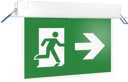 LED Noodverlichting - Brinton - Inbouw - 2W - 25 Meter - Inclusief Pictogrammen