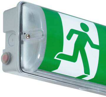 LED-Not- en veiligheidslamp V-LUX STANDARD ECO transparant, wit